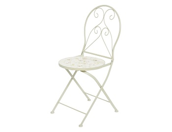 Садовый стул "Римское патио", металл, мозаика, 51x38x93 см, Kaemingk