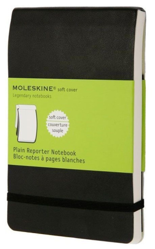 Блокнот Moleskine Reporter Soft, в без разлиновки