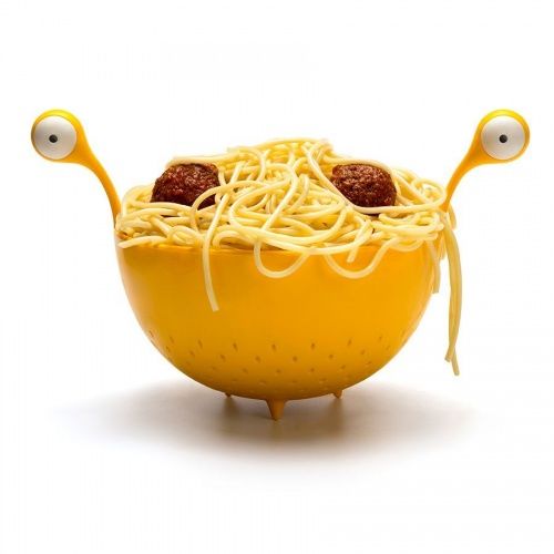 Дуршлаг spaghetti monster желтый, OT872 фото 2