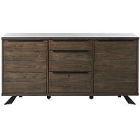 Комод unique furniture, arno, 3 секции, 169,8х45х85 см