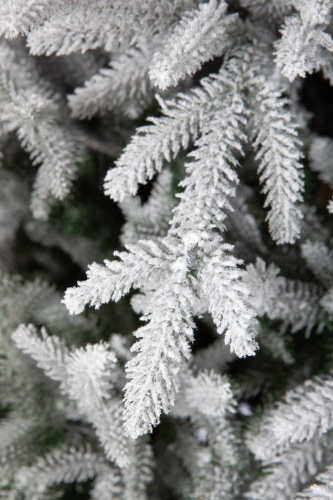 Искусственная ель Персея в снегу с вплетенной гирляндой, Crystal Trees фото 4