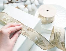 Декоративная лента ТЕССИЛЕ: ДЕРЕВЬЯ, текстиль, 270х4 см, Koopman International