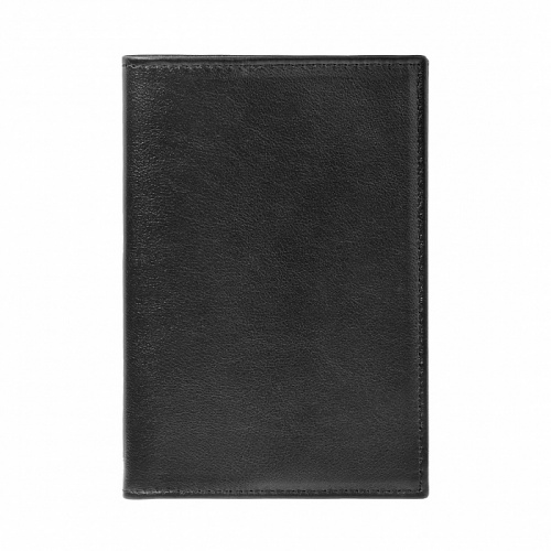 Обложка для паспорта черная,без клише, в деревянной шкатулке с гравировкой "Любимому папе" фото 2