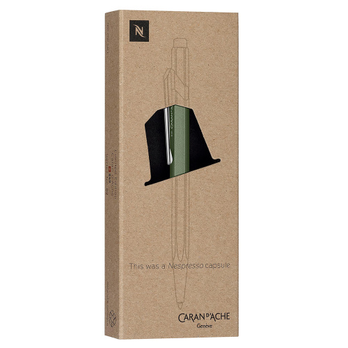 Carandache Office 849 Nespresso Edition 2 - Green India, шариковая ручка, M фото 4