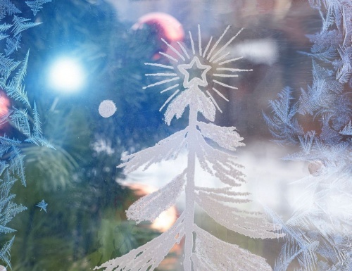Новогодняя наклейка "Обаятельная ёлочка", 23х49 см, Peha Magic фото 2