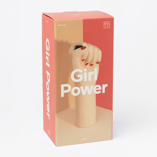 Ваза для цветов girl power, white, 26 см фото 3