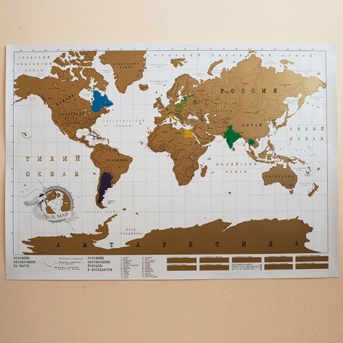 Карта мира true map фото 5