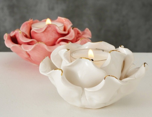 Керамический подсвечник "Розайо" для одной свечи, 11 см, Boltze фото 8