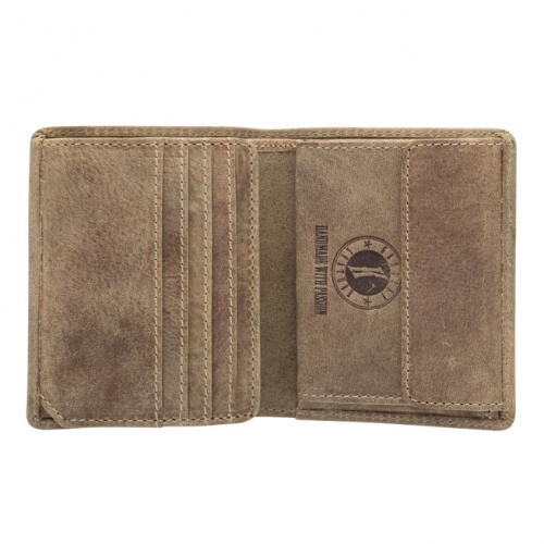 Бумажник Klondike Jamie, коричневый, 9x10,5 см фото 4