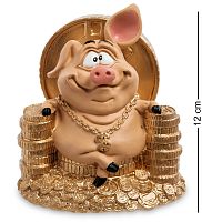 RV-614 Статуэтка Свинка «Желаю богатства»