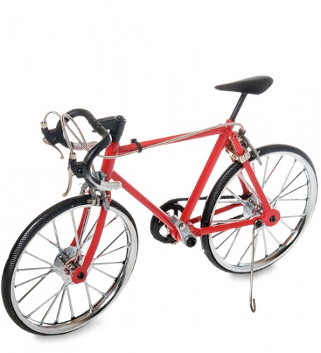 VL-19/1 Фигурка-модель 1:10 Велосипед гоночный "Roadbike" красный