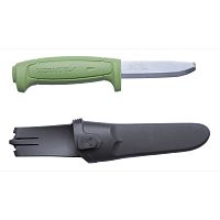 Нож Morakniv Safe, карбоновая сталь, зеленый
