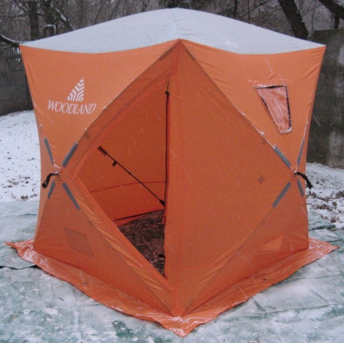 Зимняя палатка куб Woodland Ice Fish 4 New фото 10