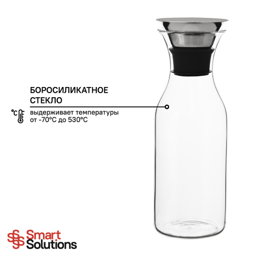 Графин с крышкой smart solutions, 1 л фото 6