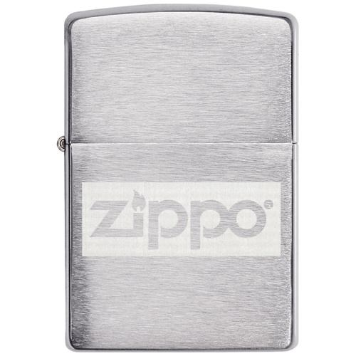 Набор Zippo: фляжка 89 мл и ветроустойчивая зажигалка Brushed Chrome, серебристая фото 5