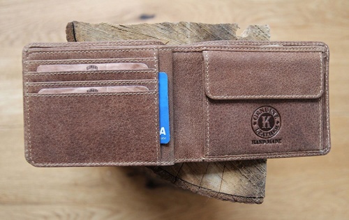 Бумажник Klondike Tony, коричневый, 12x9 см фото 12