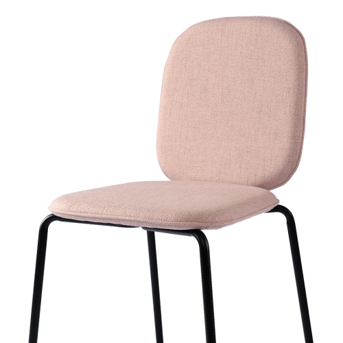 Набор из 2 стульев oswald, рогожка, бежево-розовые фото 4