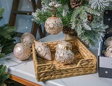 Набор стеклянных шаров и украшений КАРТИЗАН, 8-12 см, 12 шт., Winter Deco