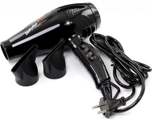 Фен BaByliss Pro Luminoso, 2100 Вт, 2 насадки, черный фото 2