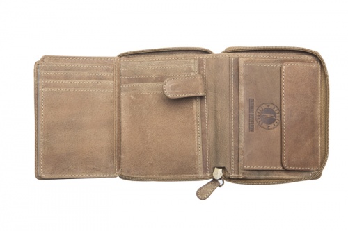 Бумажник Klondike Dylan, коричневый, 10,5x13,5 см фото 6