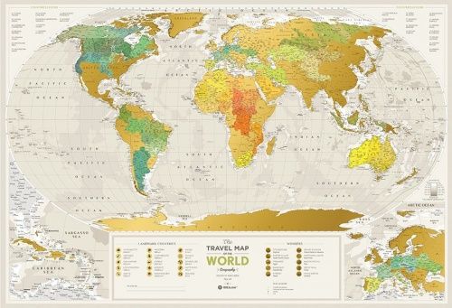 Карта travel map geograghy world фото 9