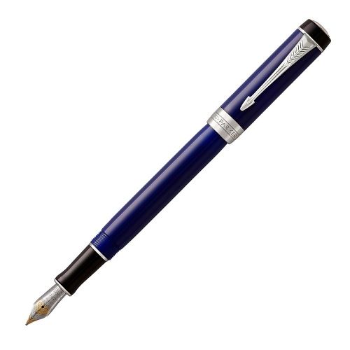 Parker Duofold - Blue/Black CT, перьевая ручка, F, 1947985