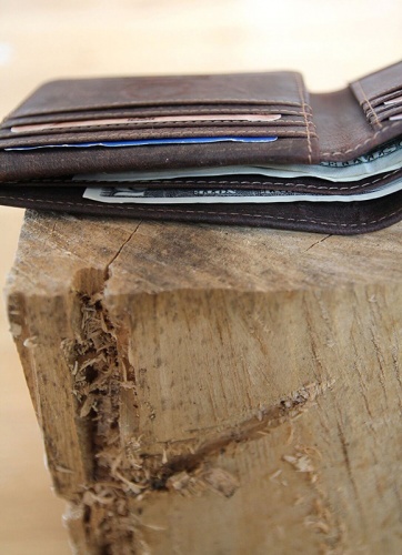 Бумажник Klondike Billy, коричневый, 11x8,5 см фото 12