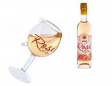Набор ёлочных игрушек "Вино из роз", стекло, 10-11.4 см, 2 шт., Kurts Adler