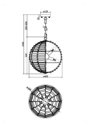 Подвесной светильник Palla фото 5