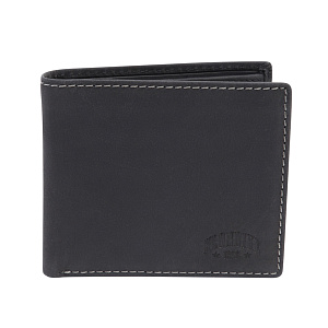 Бумажник Klondike Yukon, черный, 11х2х9,5 см