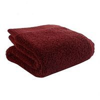 Полотенце для лица бордового цвета essential 30х50