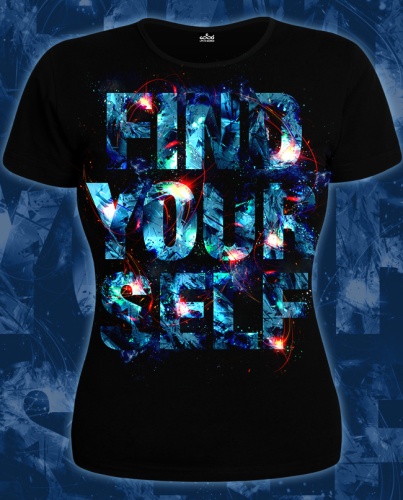 Женская футболка"Find Your Self" фото 2