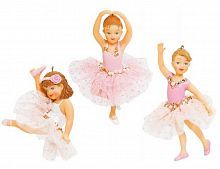 Набор ёлочных игрушек "Крошки-балерины", полистоун, 5-11 см, Holiday Classics