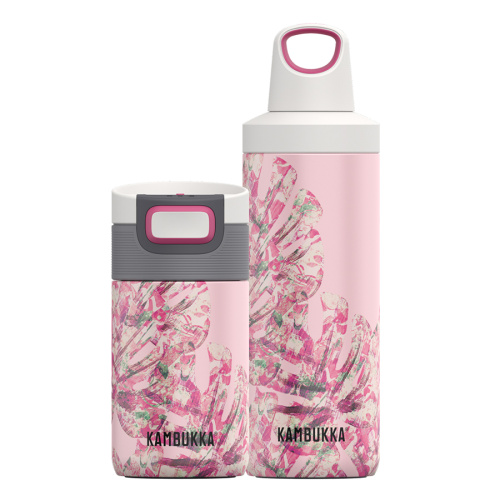 Термобутылка reno insulated 500 мл monstera leaves фото 6