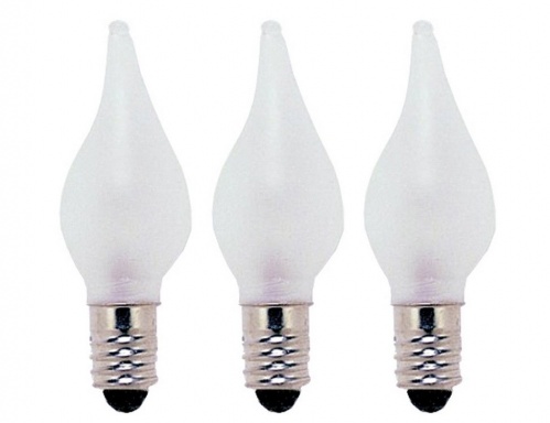 Набор запасных белых матовых ламп, для рождественских горок и светильников, 34 V, 3 штуки, STAR trading