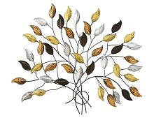 Настенное интерьерное украшение LEAF MELODY, металл, 103х91 см, Boltze