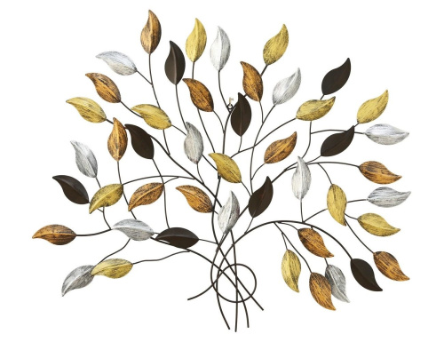 Настенное интерьерное украшение LEAF MELODY, металл, 103х91 см, Boltze