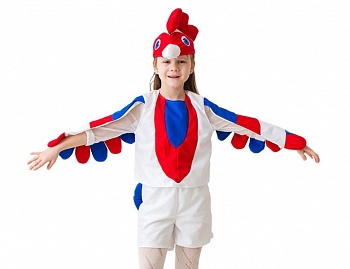 Карнавальный костюм "Петушок белый", 3-5 лет, Бока
