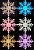 Снежинка КРИСТАЛЛ - макси, (пеноплекс), цвета в ассортименте, 30 см, Морозко