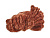 Верёвочка УЮТНАЯ, коричневая, шерсть, 10х4 см, Edelman
