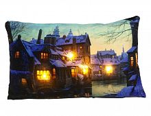 Светящаяся подушка "Романтичные сумерки", 4 тёплых белых LED-огня, 30х50 см, Peha Magic