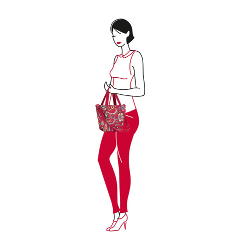 Сумка Shopper XS paisley ruby фото 5
