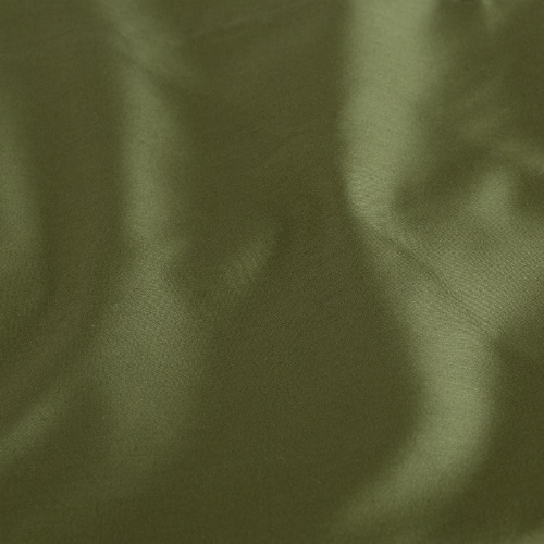 Комплект постельного белья двуспальный из сатина оливкового цвета из коллекции wild фото 2