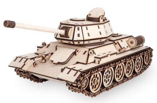 Конструктор деревянный 3D EWA Танк T-34