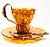 чайная чашка "Аркада", 3802/L, Бронза