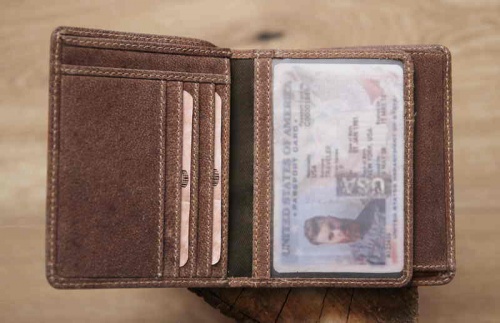 Бумажник Klondike Finn, коричневый, 10x11,5 см фото 15