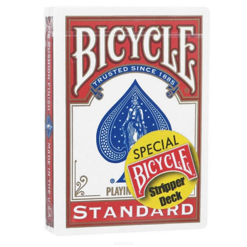 Карты "Bicycle Stripper Deck red/blue" фото 2