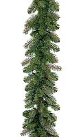 Гирлянда хвойная "Бейберри", литая хвоя РЕ+PVC, 274х30 см, National Tree Company