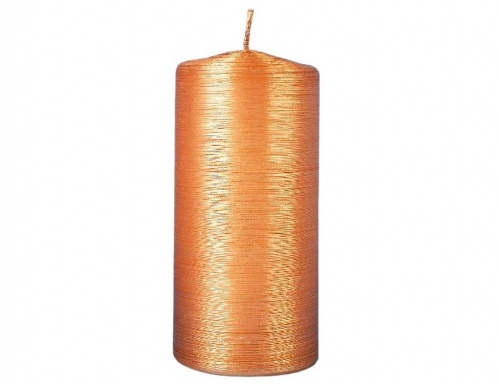 Свеча столбик "Бронзовый рельеф", 6х12.5 см, Омский Свечной фото 4