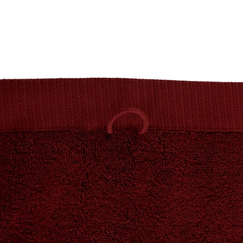 Полотенце для рук бордового цвета essential 50х90 фото 7